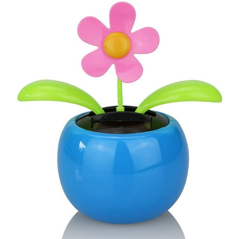 Solar Powered Dancing Flower Swinging Animated Dancer Toy Car