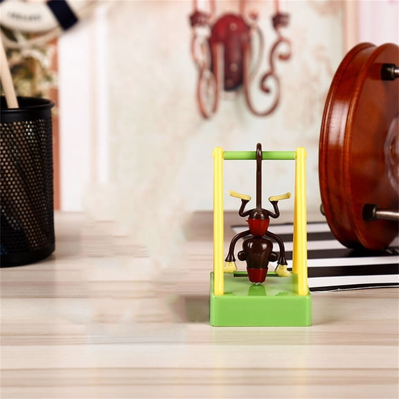 Solar Powered Dancing Swing Monkey Toy, Cute Animated Dashboard Decor, Easter Toys, Green Cartoon Design for Car Window, Fun Auto Interior Ornament, Creative Gift for Vehicle Decoration, Green, 1pcs