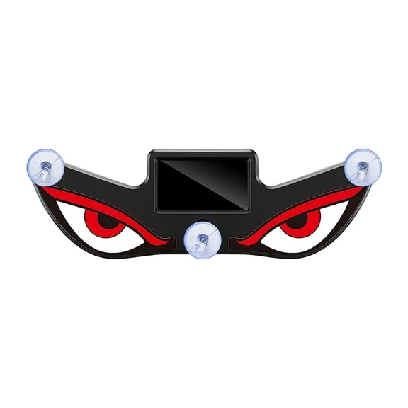 Solar Powered Devil Eye Car Window Light, Led Sign for Car with Motion Sensor, Waterproof Auto On/off Design for Vehicle Night Decoration B