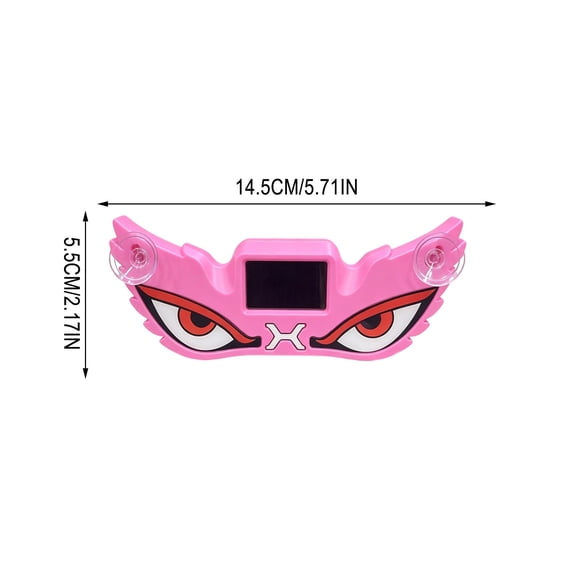 Solar Powered Devil's Eye LED Light for Car Windows Auto Windshield Strobe Light for Trucks SUVs