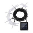 thumbnail image 1 of Solar Powered Dragonfly String Lights 1.5M 10 LED with Steady & Flash Modes Waterproof Outdoor Decor for Patio Garden Pathway Balcony（colorful）, 1 of 9