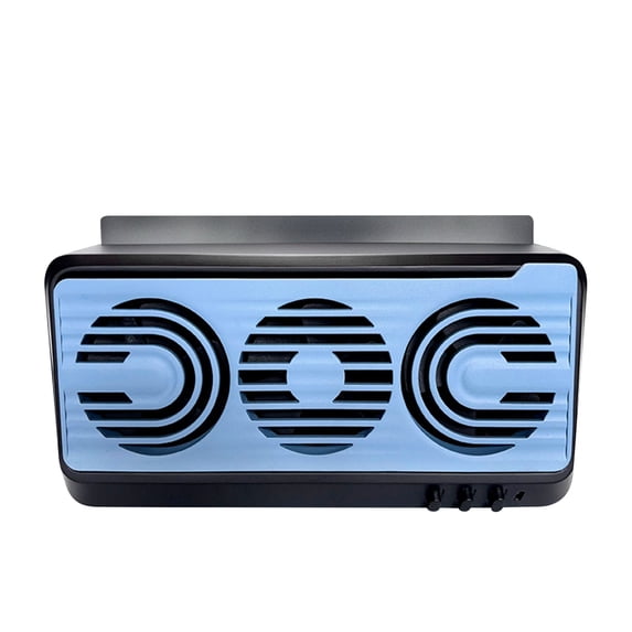 Solar Powered Dual Fan for Car, Suction & Blowing Integrated Car Exhaust Fan, USB Solar Dual Use Vehicle Circulating Fan for Auto Ventilation Odor Elimination