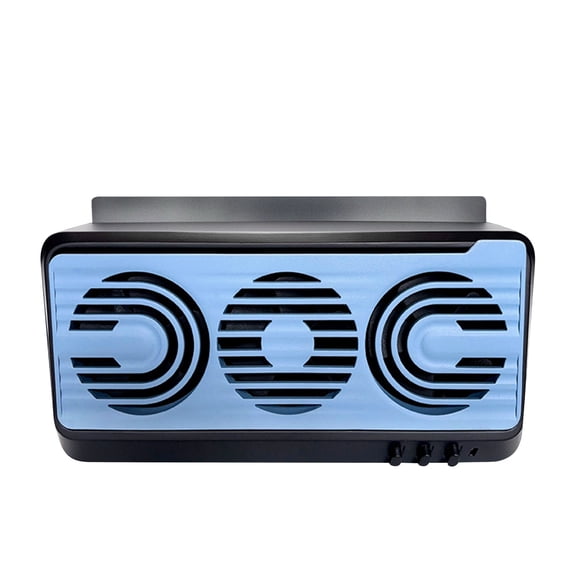 Solar Powered Dual Fan for Car, Suction & Blowing Integrated Car Exhaust Fan, USB Solar Dual Use Vehicle Circulating Fan for Auto Ventilation Odor Elimination