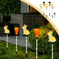 thumbnail image 1 of Solar Powered Easter Bunny Garden Lights Outdoor Decorations with LED String Lights Waterproof Holiday Yard Patio Lawn Solar Lights for Easter Spring Party Decoration Solar Garden Stake Lights, 1 of 9