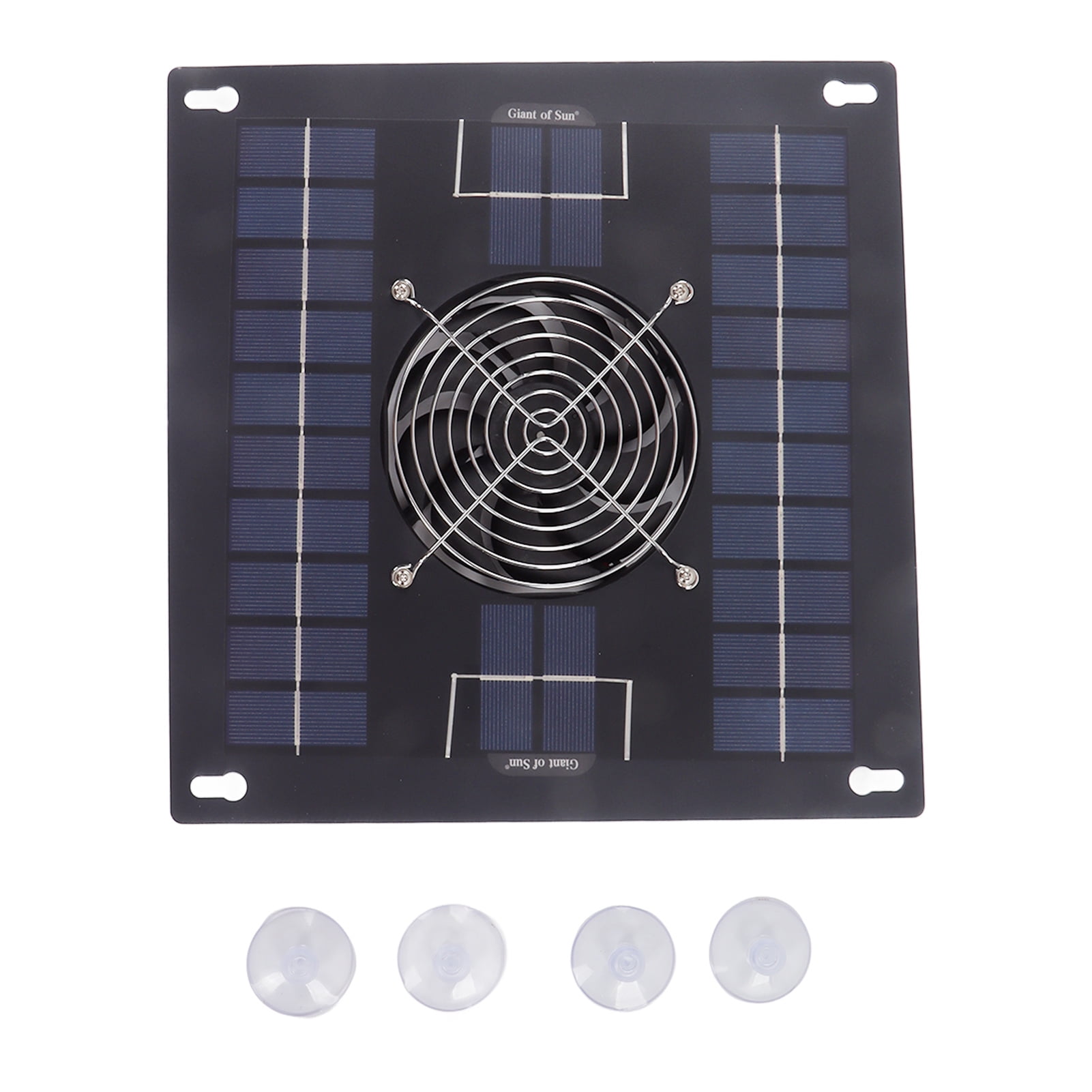 Solar Powered Exhaust Fan Monocrystalline Solar Panel Fan Kit for