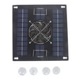 Solar Powered Exhaust Fan Monocrystalline Solar Panel Fan Kit for