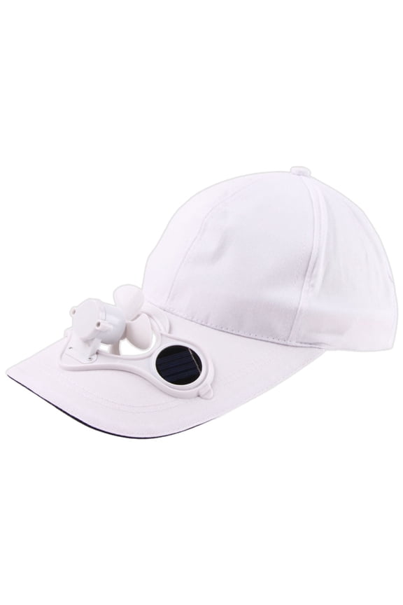 Solar Powered Fan Baseball Cap Summer Unisex Outdoor Sports Hat Sun Visor for Children Adults Lightweight Breathable Adjustable