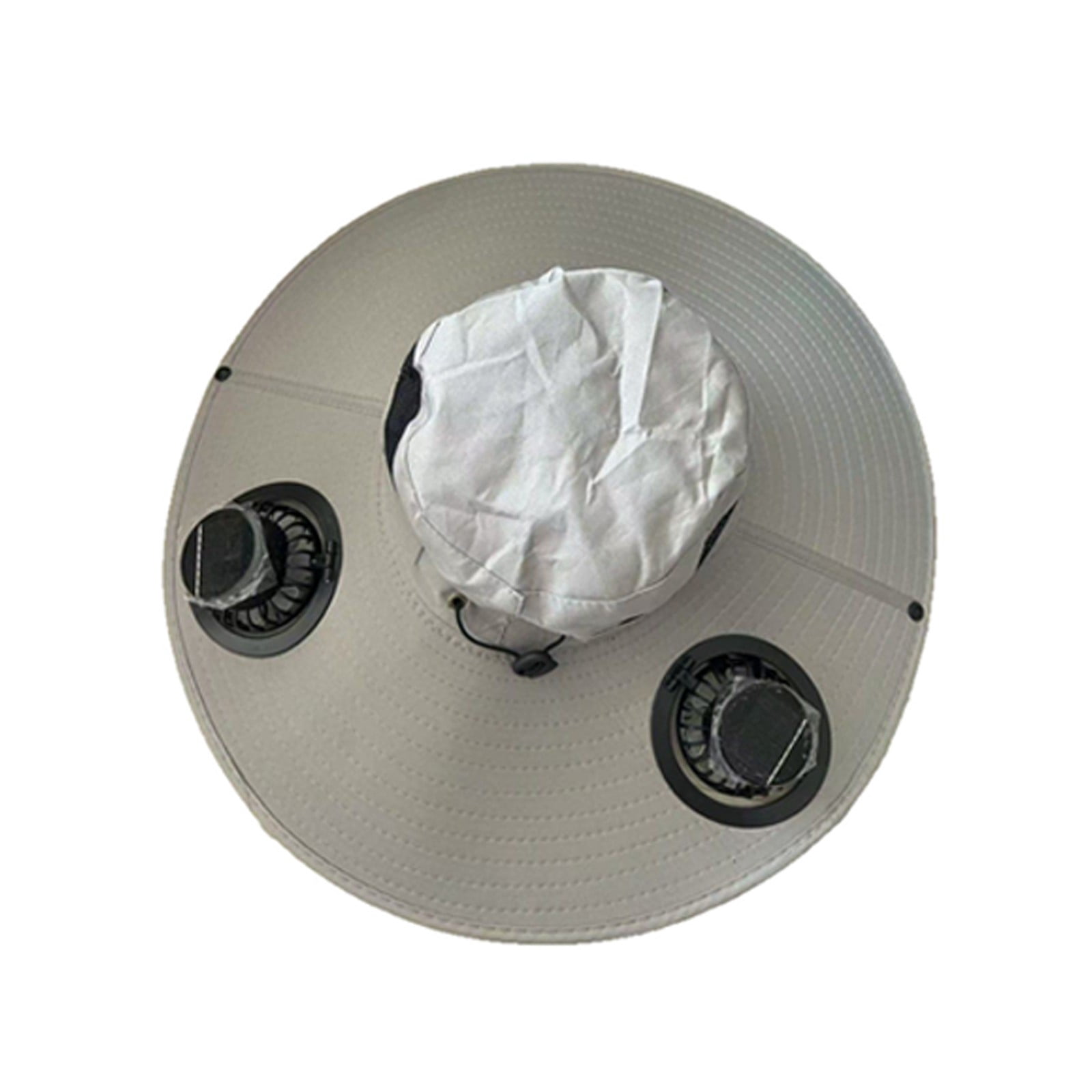 Solar Fan Hat With Dual Fans - UPF 50+ Wide Brim Sun Hat, USB Rechargeable Cooling Hat For Fishing, Hiking, Gardening - View #9