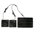 Solar Powered Fan Kit Waterproof Portable 10W 12V for Chicken Coop