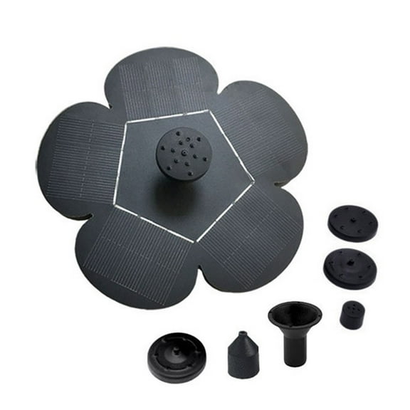 Solar-Powered Floating Bird Bath with 6 Sprayers - Garden Decor