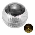 thumbnail image 1 of Solar Powered Floating LED Pool Lights, Warm White Waterproof Pond Lights for Fountains and Outdoor Pools, Floating Water Decor, 1 of 6