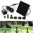 thumbnail image 1 of Solar Powered Fountain Pump with 6 Nozzles, 2025 Upgrade Submersible Solar Water Pump for Bird Bath, Garden, Pond, Pool, Outdoor Decor, Solar Panel Included, 1 of 9