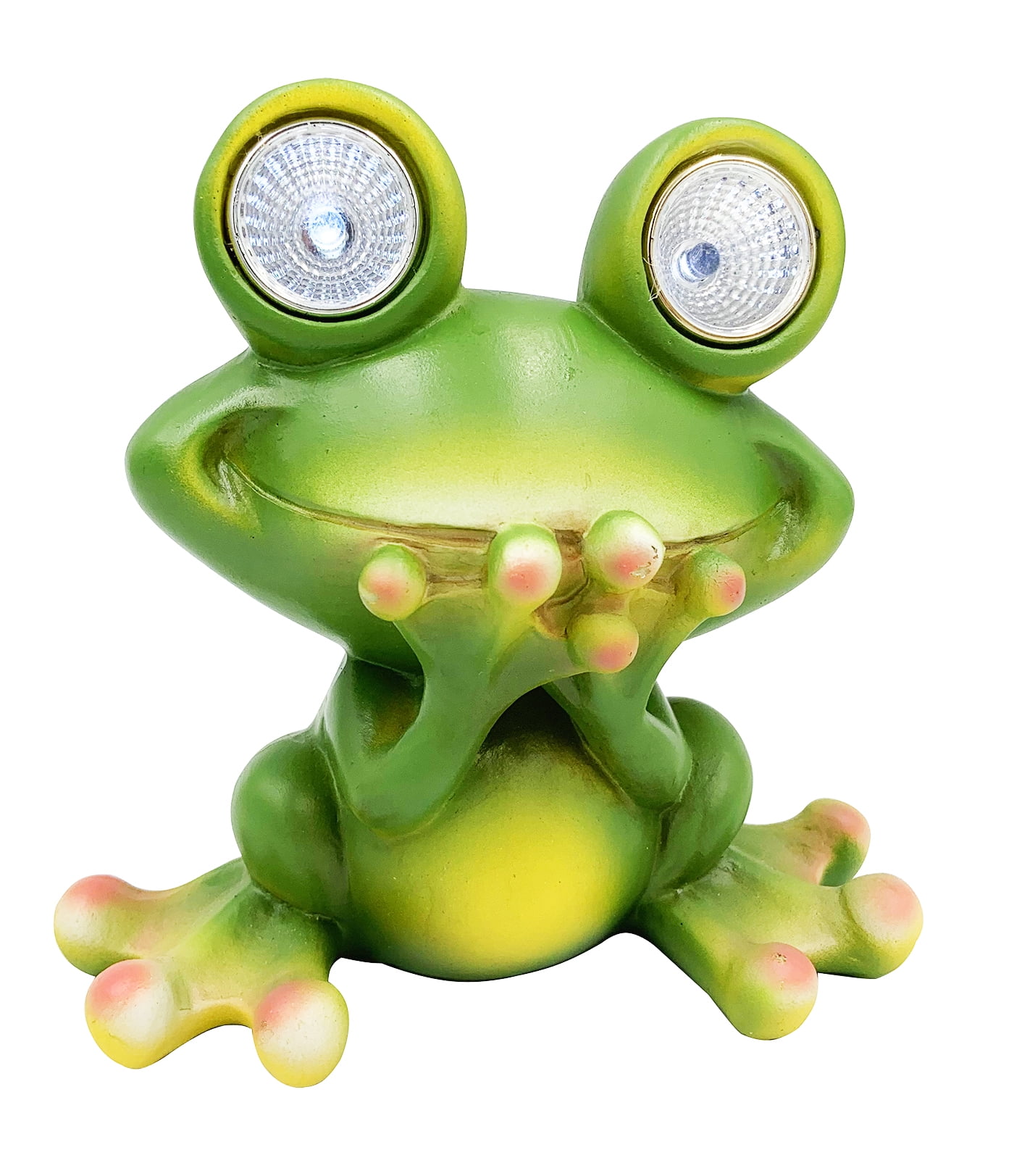 Solar Powered Frog Outdoor LED Garden Light Decor (SPEAK NO)