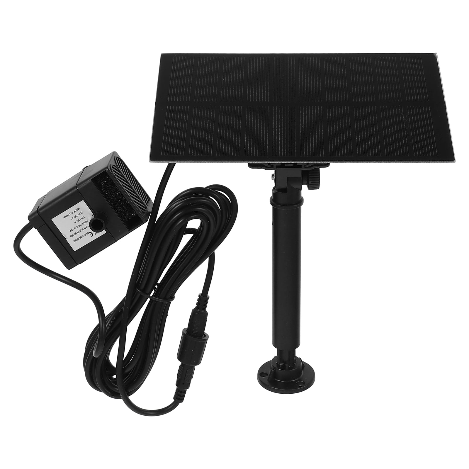 Solar Fountain Pump Kit For Bird Baths & Ponds - 4 Spray Patterns, No Wiring Needed