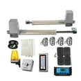 Solar Powered Gate Opener Full Kit For Dual Arms Swing Gates 600KGS Con