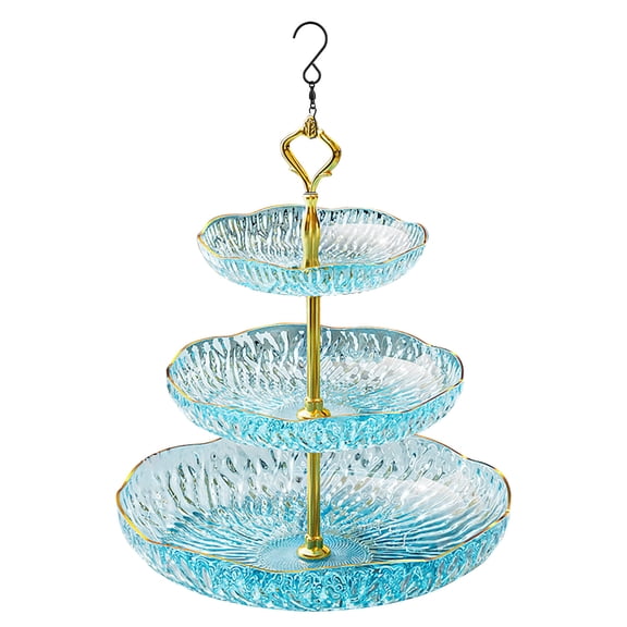 Solar Powered Glass Hummingbird Bath & Feeder Combo - Hand Blown Glass, Gentle Bubbler Stream, Hummingbird Friendly, Durable & Easy Clean,Red