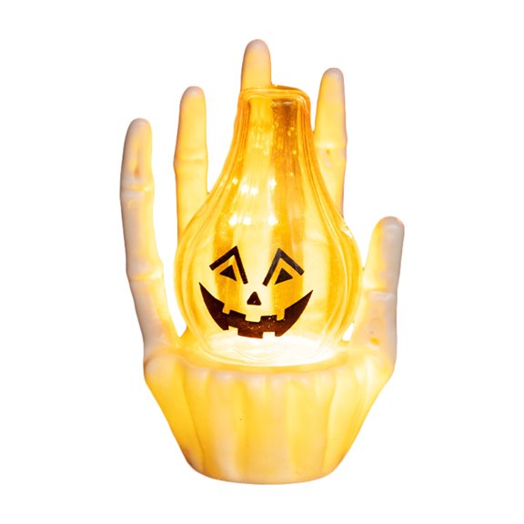 Solar-Powered Halloween Skeleton Hand Lights Glowing Zombie Hands Ghost Lamps for Outdoor Yard Decor,Spooky Pathway Stakes,Haunted House Props,and Pumpkin-Themed Party Atmosphere Decoration