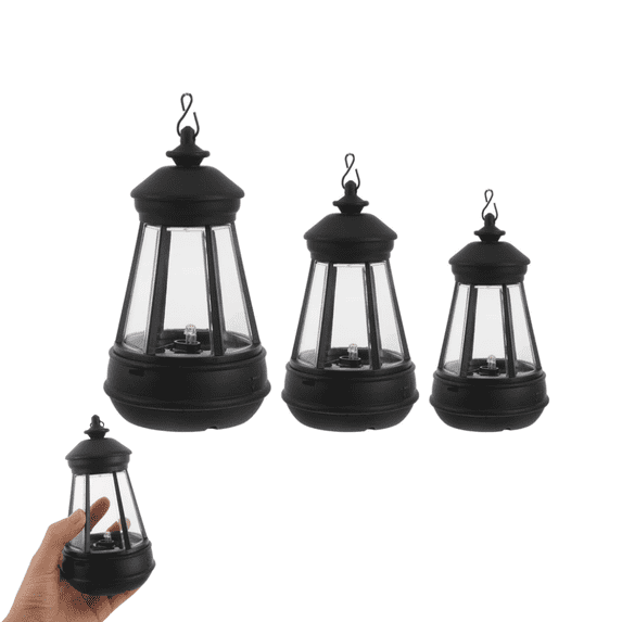 Solar Powered Hanging Lantern, Waterproof Outdoor LED Decorative Light, Mini Lantern Lamp for Garden Yard Patio Lawn Porch