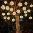 thumbnail image 1 of Solar Powered Hanging Tree Lights with Ball Design, Outdoor Waterproof Decoration for Garden, Automatic Charging and Lighting, Durable ABS Material, Easy to Install for Yard Beautification, 1 of 6
