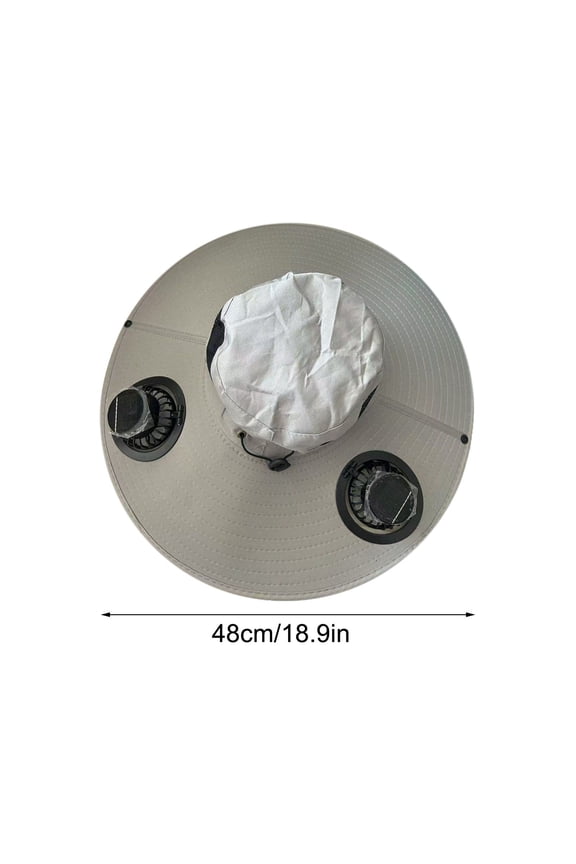 Solar-Powered Headgear Solar Usb Charging Fan Hat with Detachable Face Cover for Enhanced Sun Protection - Random Color Mesh Net for Outdoor Hiking Comfort Usb-Rechargeable Cap
