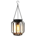 thumbnail image 1 of Solar-Powered Iron Square Planar Chandelier, Waterproof Outdoor Courtyard Lighting, Vintage Style with Intricate Patterns, 6-12 Hours Illumination, 0.6W LED, 1 of 5