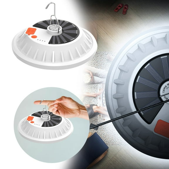 Solar Powered LED Camping Light with Remote Control Rechargeable Outdoor Emergency Bulb for and Street Lighting Applications