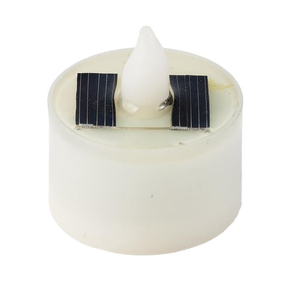 Solar Powered LED Candle Flameless Flickering Solar Tea LED Lamp, Lights