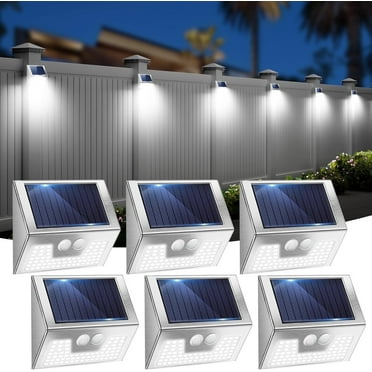 FTX Solar Powered LED Flood Lights,  3000K, 6 Pack