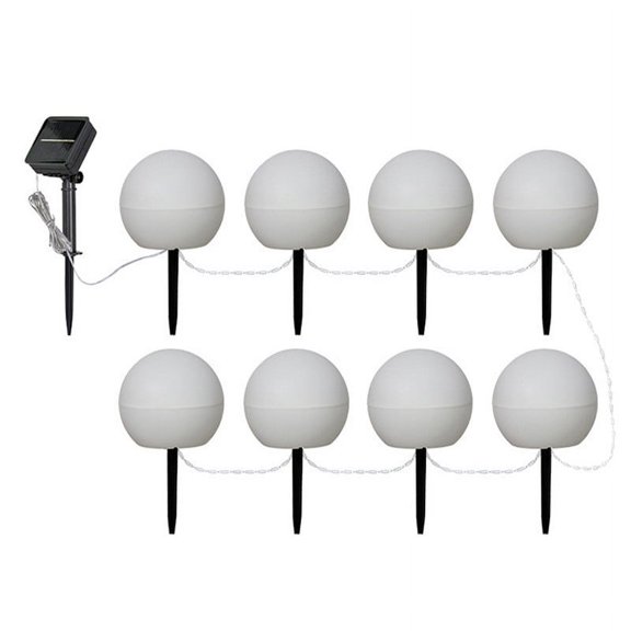Solar Powered LED Garden Light String, Waterproof Outdoor Decorative Solar Lamp, Flexible Artificial Flower String Lights, Energy Efficient Yard and Villa Lighting Green