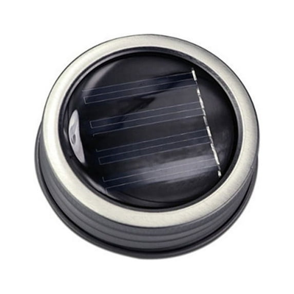 Solar Powered LED Jar Lid Light Insert 7cm Waterproof IP65 Color Changing 20 LEDs 2m String with Sensor White Yellow Multicolor Rechargeable Battery for Garden Patio Home Outdoor Decor