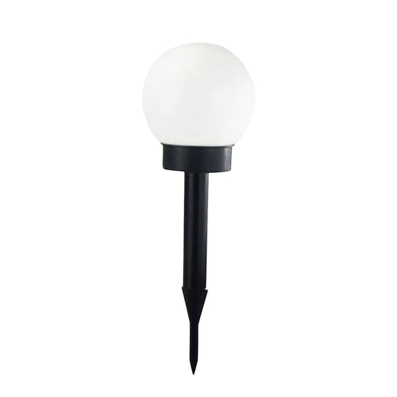Solar-Powered LED Lawn Ball Lights, Set of 12 Weatherproof Outdoor Decorative Spheres for Garden, Yard & Pathway Illumination (White Light),White