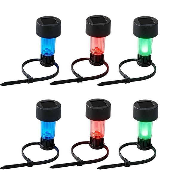 Solar Powered LED Pool Light Energy Efficient Submersible For Swim Spas And Outdoor Pools With Automatic On Off Function 6PCS