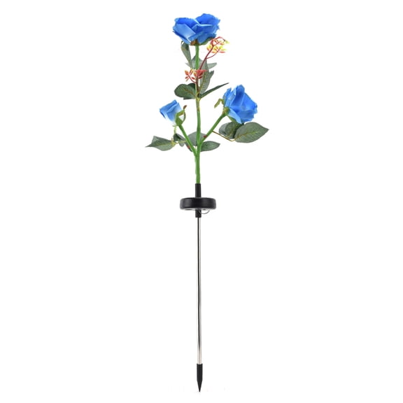Solar-Powered LED Rose Light for Garden and Courtyard Decoration, Lawn Ornament