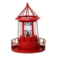 thumbnail image 1 of Solar Powered LED Rotating Lighthouse Night Light Outdoor Garden Home Au, 1 of 8