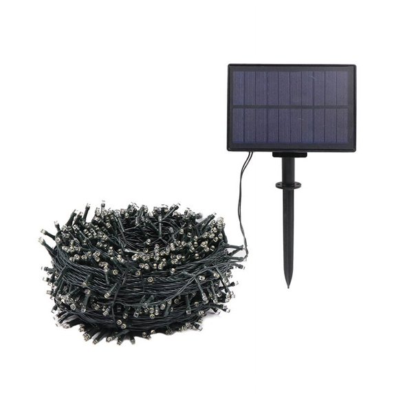 Solar-Powered LED String Lights with Copper Wire, Starry Fairy Lights for Christmas, Holiday, and Outdoor Decor, Waterproof, 8 Modes, USB/Battery Backup, Perfect for Garden, Patio, or Party
