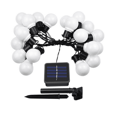Solar Powered LED String Lights- Waterproof Patio Lights - Durable String Lights for Outside, Porch