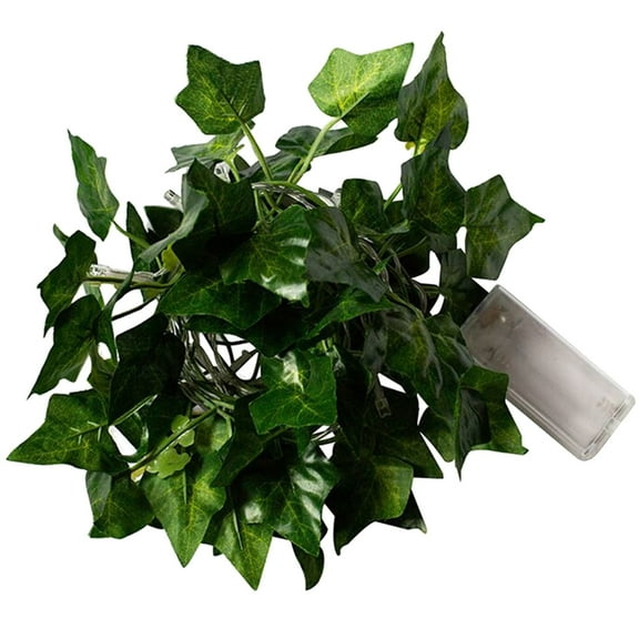 Solar Powered LED Vine Lights for Outdoor Garden Wedding Greenery Garland with 200cm String