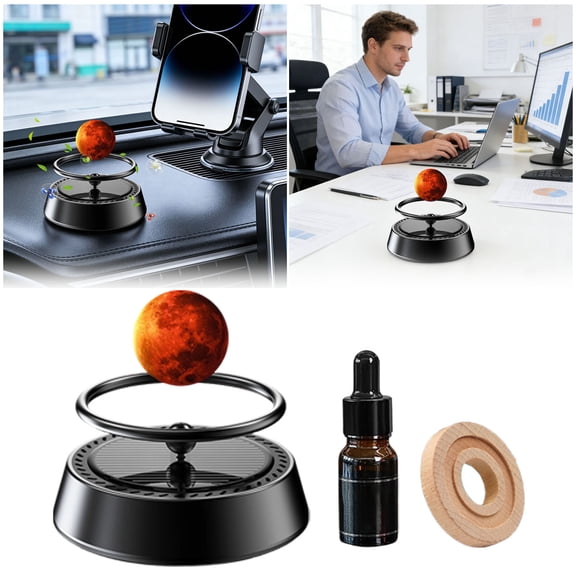 Solar Powered Levitating Orb With Dynamic Light Show And Auto Rotation For
