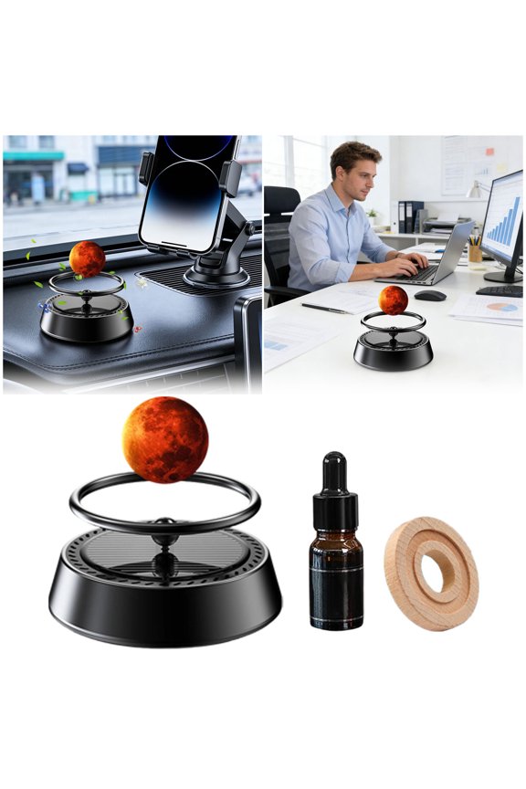 Solar Powered Levitating Orb With Dynamic Light Show And Auto Rotation For