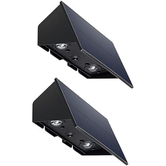 Solar Powered Lights for Outside, Up and Down Lighting, Solar Outdoor Light,Two Lighting Modes,Automatic On/Off, IP65 Waterproof, Suitable for Fence Backyard Wall Step (2 Pack)