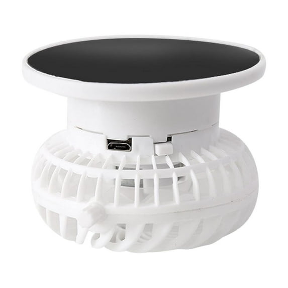 Solar Powered Mini Fan for Round Hole Hats - USB Rechargeable, 3-Speed Portable Hat Fan, Long-Lasting Airflow, Powerful Wind Strength, Versatile Outdoor Cooling Fan for Summer & Activities