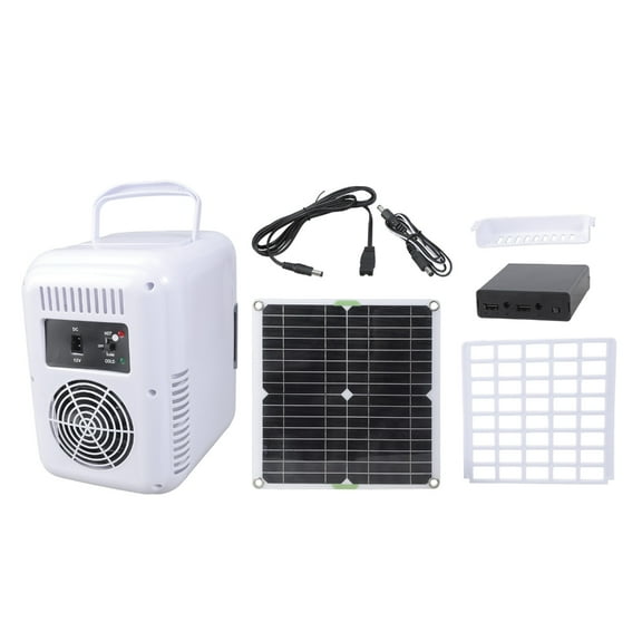 Solar Powered Mini Fridge Versatile Solar Refrigerator for Boating & Picnics