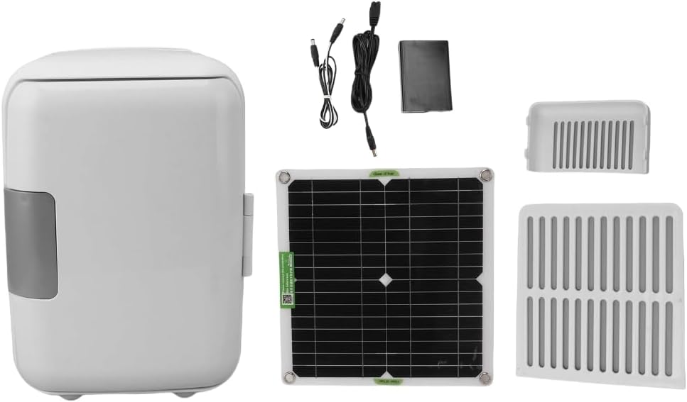 Solar Powered Mini Fridge Versatile Solar Refrigerator for Boating & Picnics