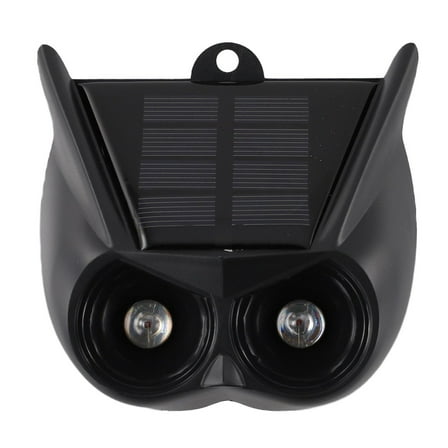 Solar-Powered Motion Sensor Animal Repeller Alarm Flashing Light