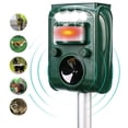thumbnail image 1 of Solar Powered Outdoor Animal Repeller Motion Sensor Garden Flash Light Dog Cat Raccoon Rabbit Animal Dispeller Keep Animals Away, 1 of 15