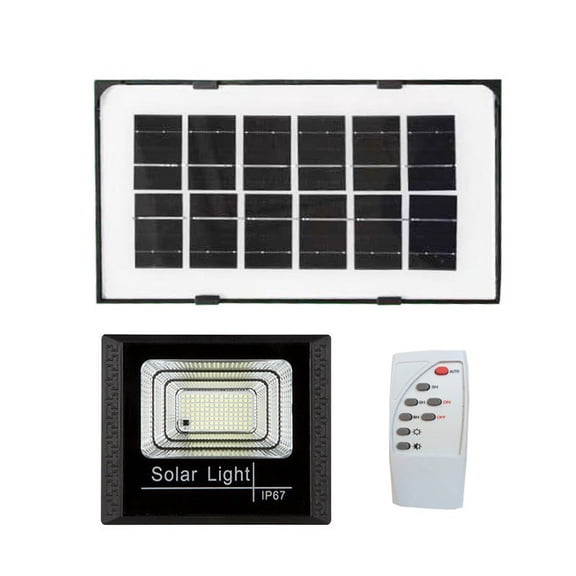 Solar Powered Outdoor Flood Light, 40 Led Bright Landscape Lighting with Remote, Auto Dusk To Dawn Sensor, Waterproof Ip67 Security Light for Yard, Driveway, Patio