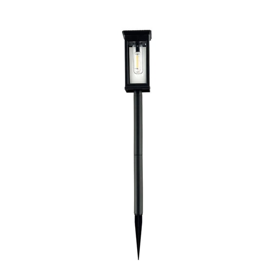 Solar Powered Outdoor Led Garden Lights Ground Plug Lamp 22.63X2.95 Inches Waterproof Decorative Light For Patio Yard Pathway Warm White 100Lm Auto On Off