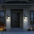 thumbnail image 1 of Solar Powered Outdoor Wall Light with Motion Sensor, Warm White LED, Weatherproof IP65 for Garden, Patio, and Yard Security, 1 of 8