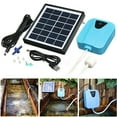 Solar Powered Oxygenator Aerator Water Oxygen Pump For Pond Fish Tank