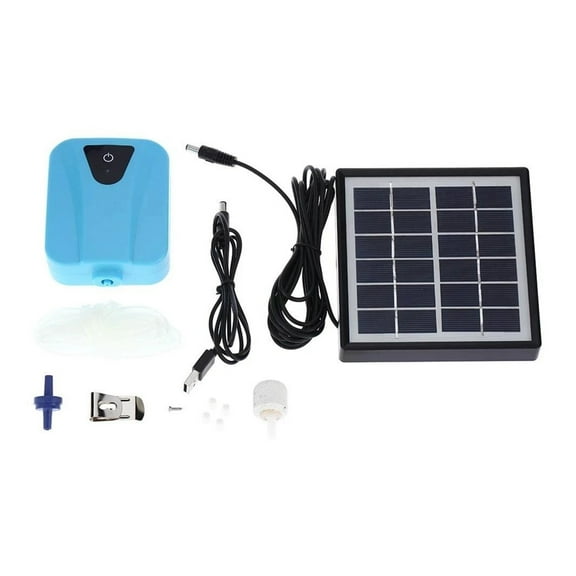 Solar Powered Oxygenator Water Oxygen Pump Pond Aerator Aquarium Air Pump Solar Panel Water Pump